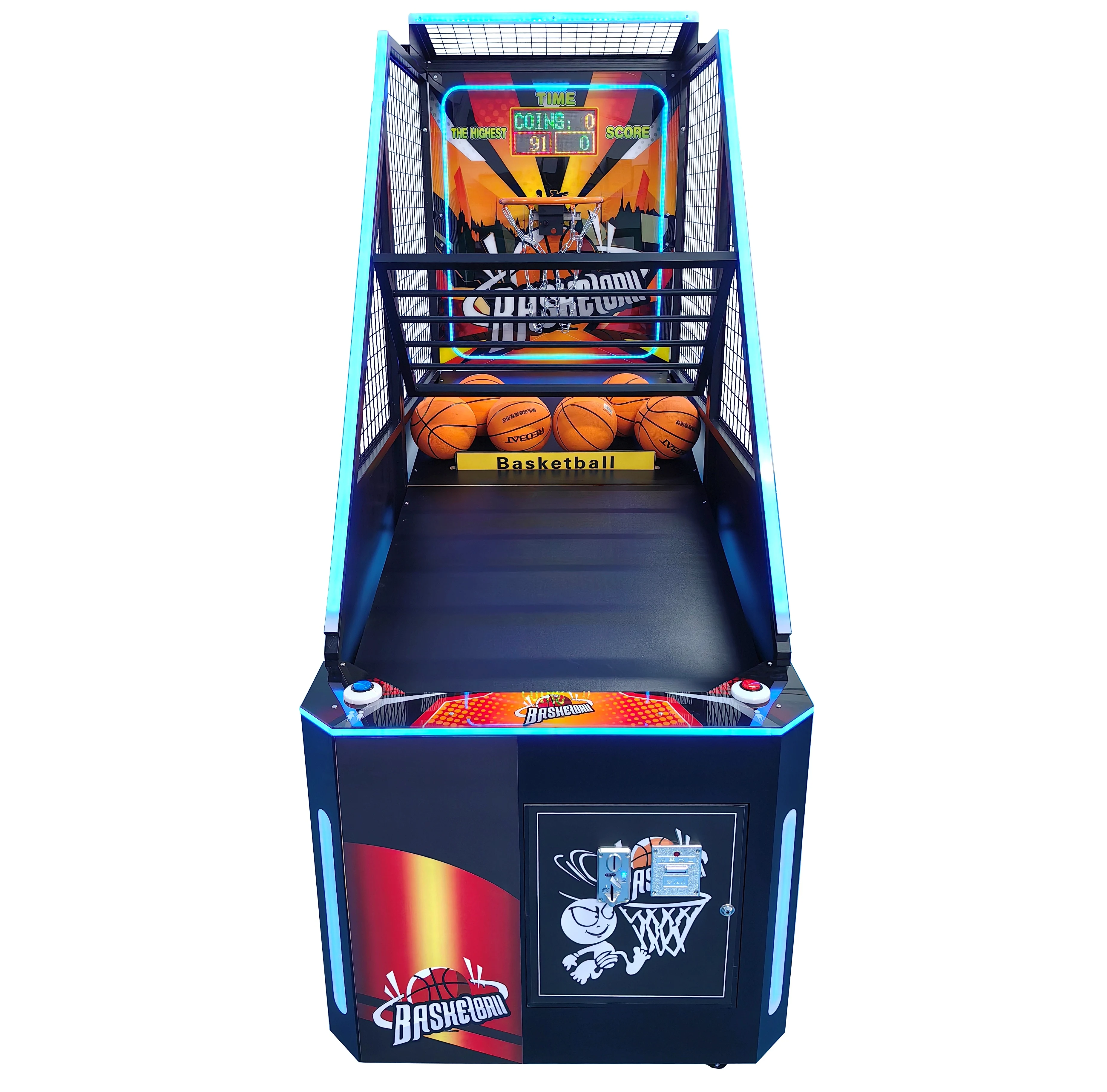 

Новая электрическая баскетбольная машина для игры в помещении, аркадный центр, баскетбольная машина для взрослых