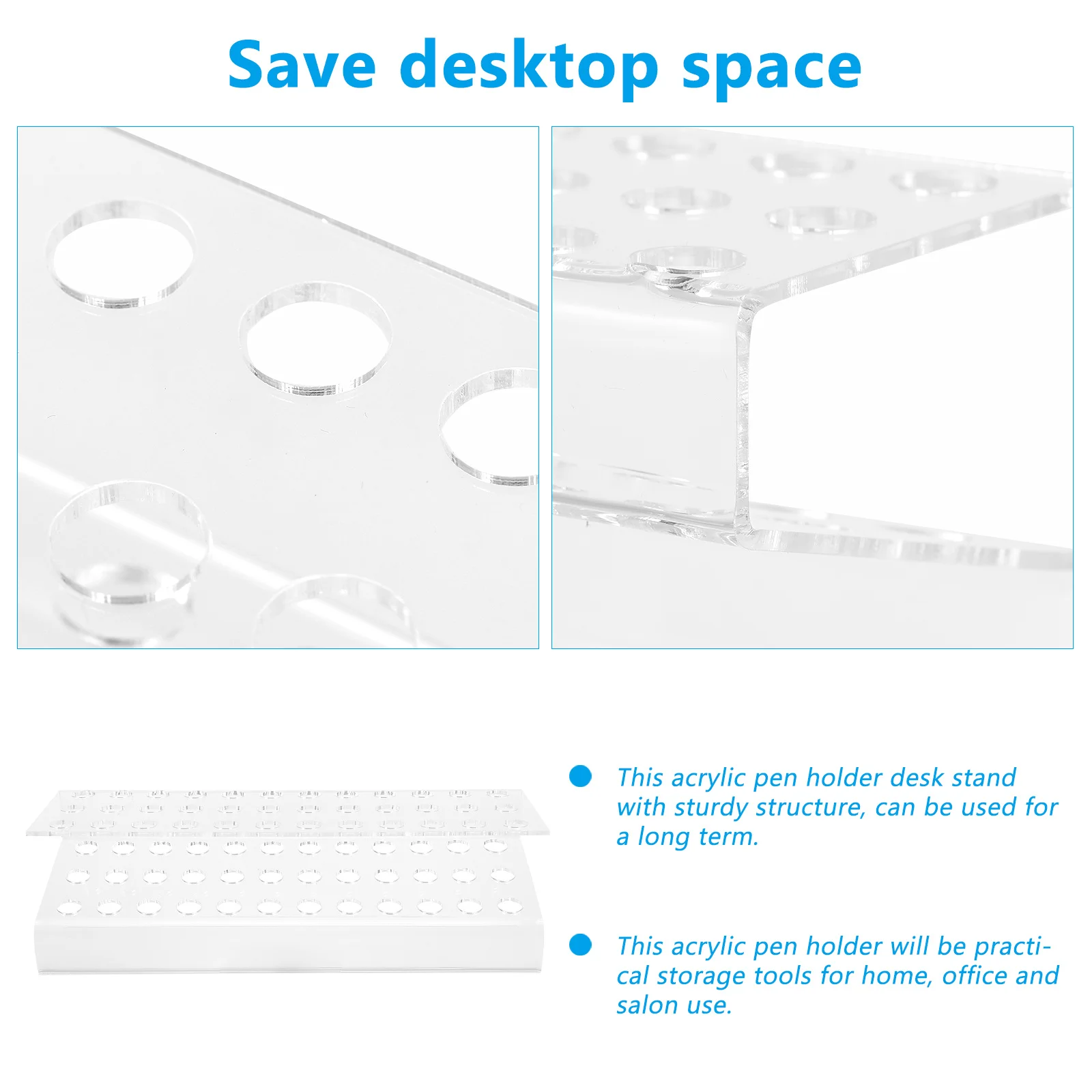 

Pencil Storage Stand Clear Acrylic Pen Holder Organizer Desk Display Eyebrow Pencil Cost Effective Long Term Acrylic Pen Stand