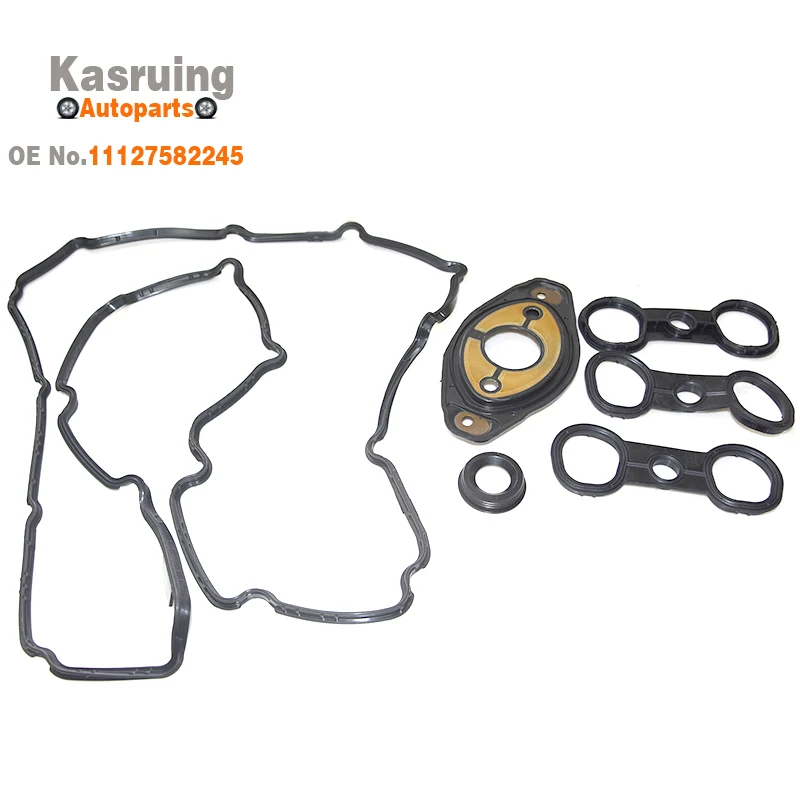 New Valve Cover Gasket Kit 11127582245 11127552280 11127559699 for BMW N52 E60 E82 E88 E90 E91 E92 E93 X3 X5 Z4 3.0L