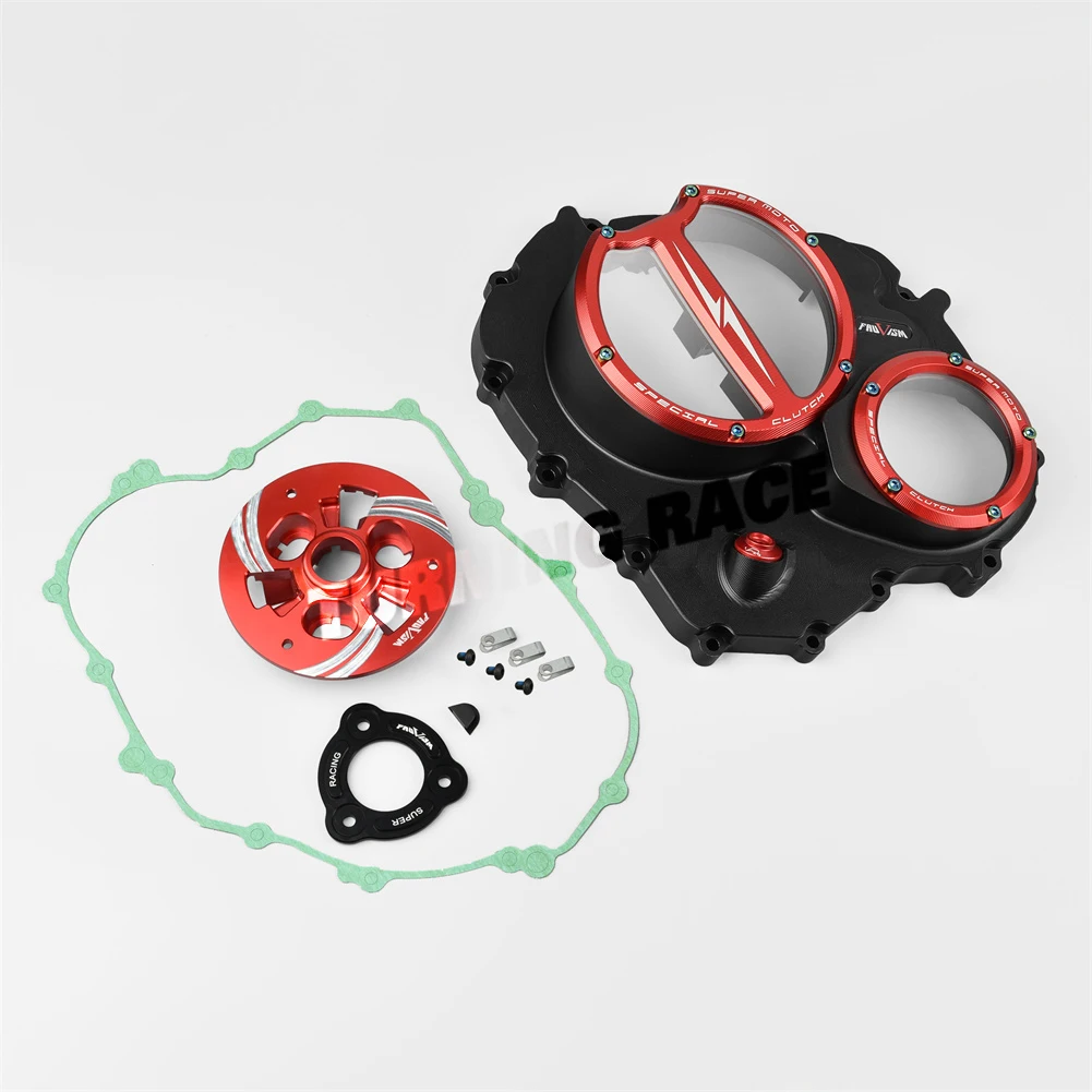 Clear clutch cover For Honda CBR650R CB650R 2019-2023 Engine Guard Clear Cover Protector Motorcycle 2020 2021 2022 Accessories