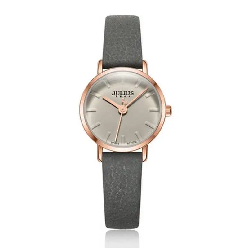 

The Round Minimalist Women Ultra Thin Small Dial Delicate Watches Leather Band Fashion Simple Quartz Watch Relogio Feminina