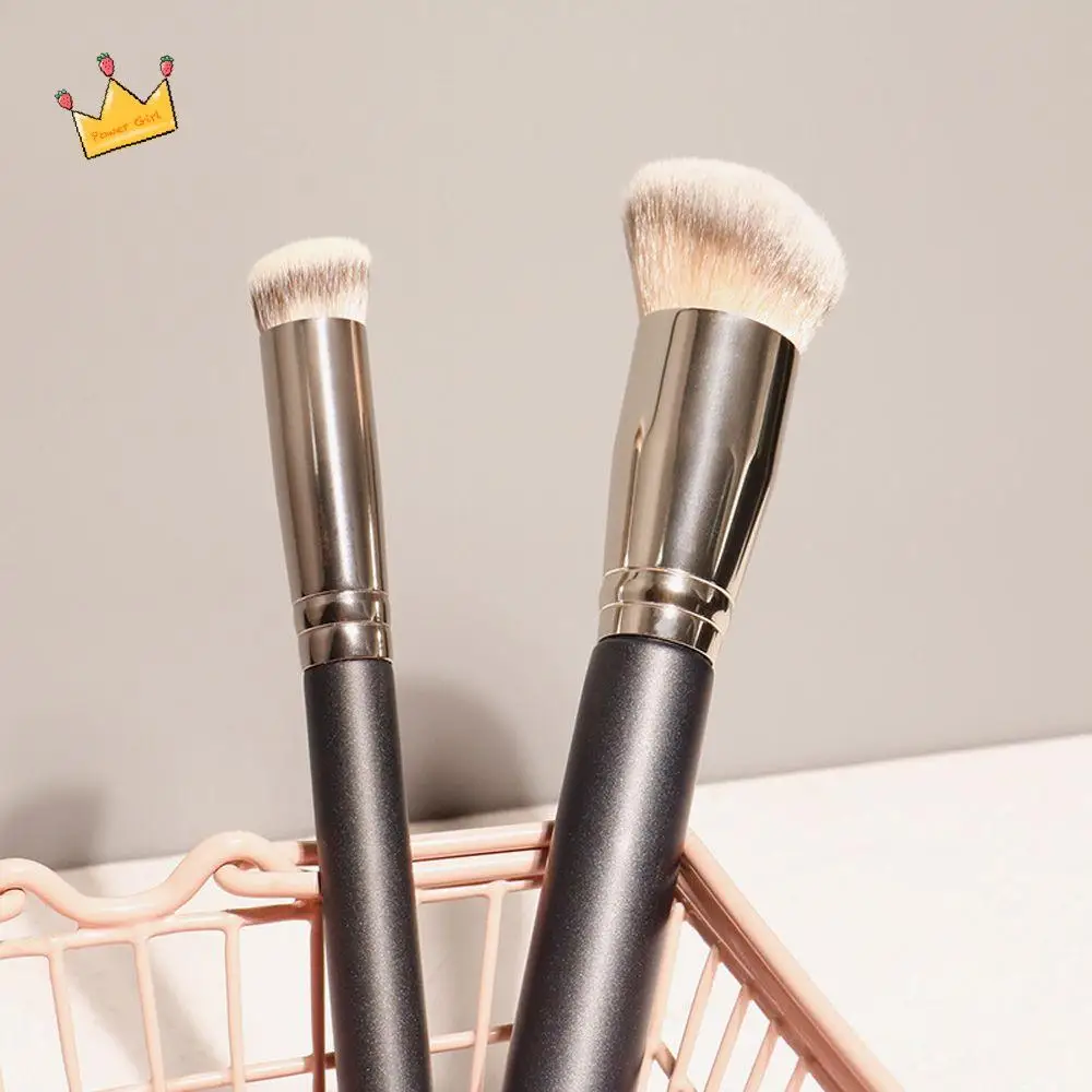 Grote Flat Top Beauty Tool Oogschaduw Blush Contourborstel Gezichtsborstel Make-upborstel Foundation Concealer Brush Kabuki Brush