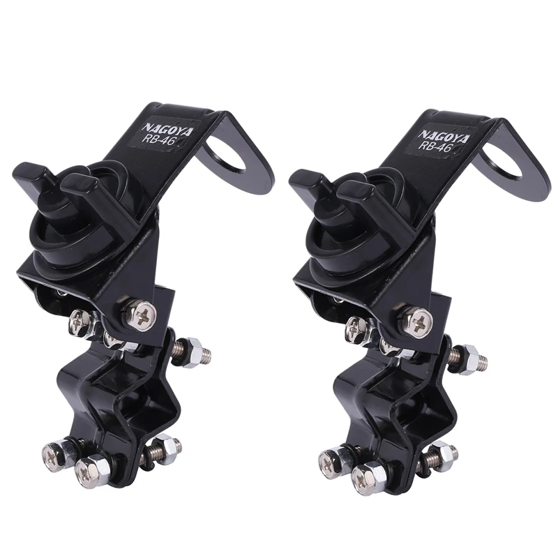 2X RB-46 Car Antenna Mount Bracket Black Color For Mobile Car Radio KT-8900D BAOJIE BJ-218 Accessories Antenna Bracket