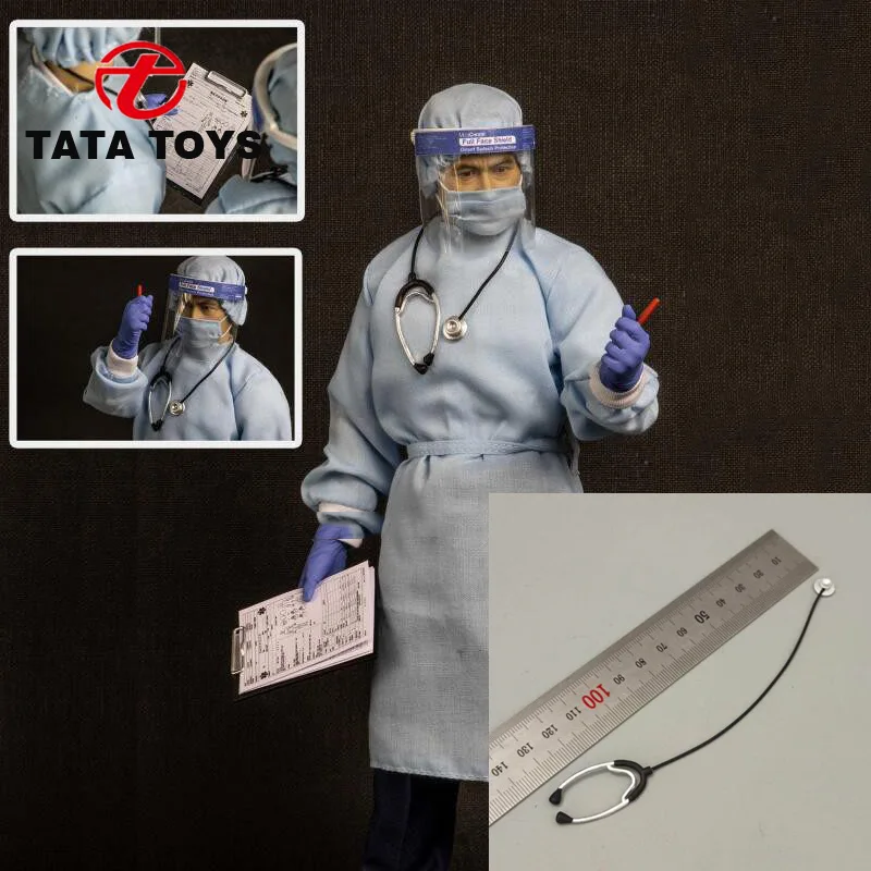 

1/6 Scale doll scene accessory stethoscope Miniature model fit 12 inches action figure
