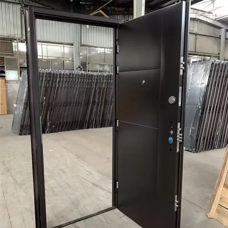 Customized Anti-Theft Aluminum Front Entrance Security Door Unique Design Other Doors Product