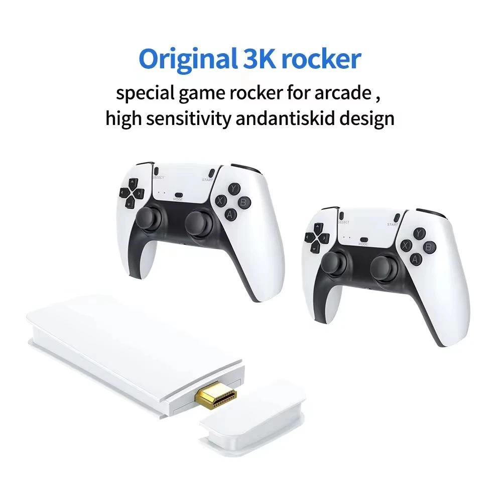 M15 Game Stick 4K Handheld Gaming Player Wholesale Mini USB Game Console Wireless Controller 4K Game Stick