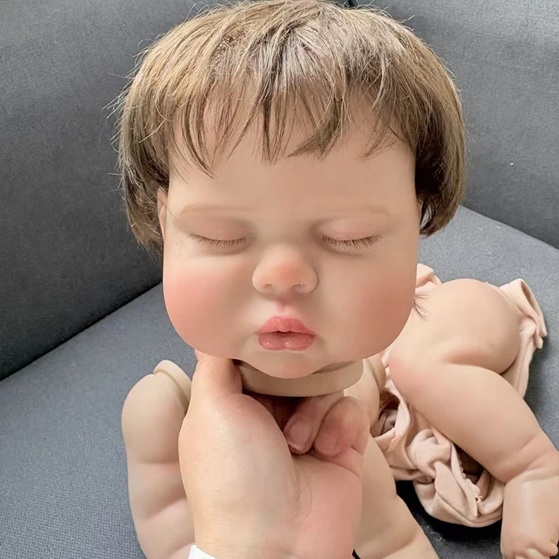 

High Quality Collectible Art Gift Pickle Finished Reborn Size Doll Parts Realistic Skin