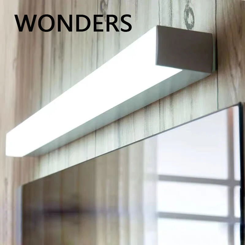 Hot Selling High Quality Led Bracket Lamp One-Line Simple And Convenient Wall Light Square Strip Acrylic Cabinet Sconce Lamp