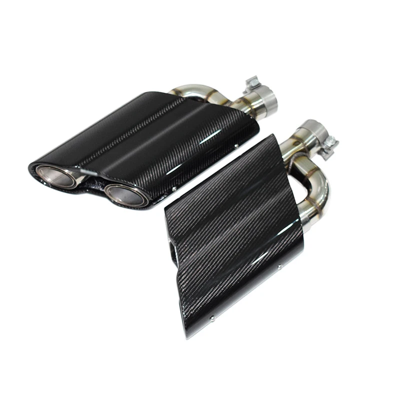 

Suitable Exhaust Tip for B logo Mercedes-Benz G-Class G500 W463 LED light mufflers exhaust pipes four outlet tailpipes