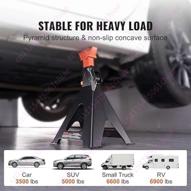 Security Bracket Car Repair Tire Fixing 6T Tire Changing Jack Safety Support Frame Horse Stool Removal