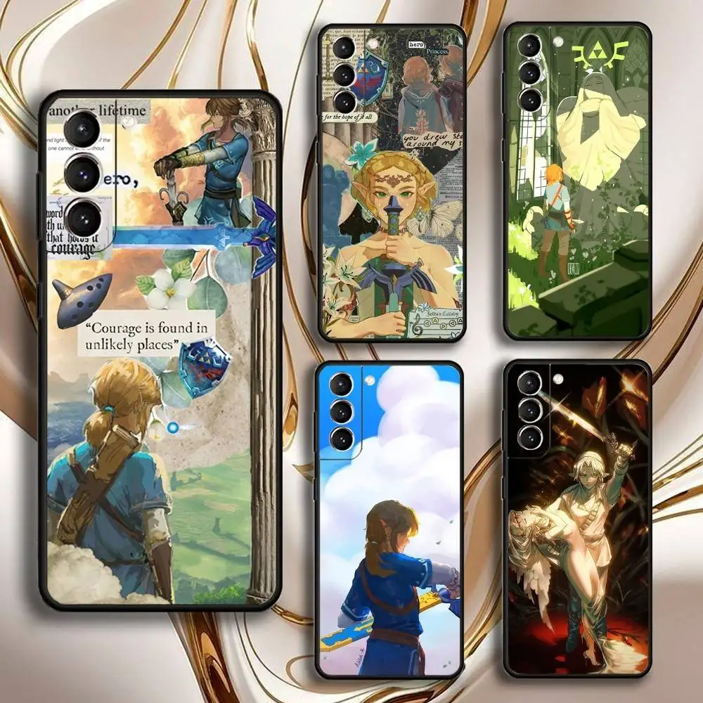 

The L-Legend of Z-Zelda Phone Case For Samsung GalaxyA13,21s,22,31,32,52,53,71,72,73,Soft Black Shell