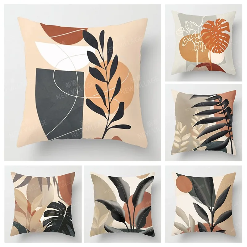 Nordic fall home decor autumn throw pillow cover sofa Cushion cover modern 45x45cm 45*45 50*50 60*60cm 40x40cm boho living room