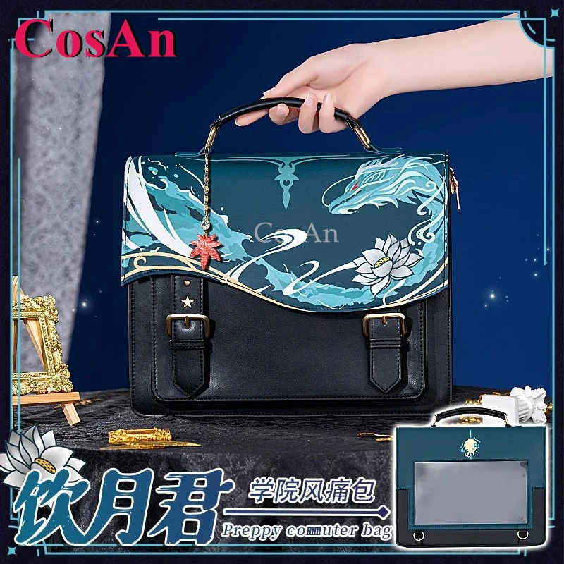 

CosAn Game Honkai: Star Rail Dan Heng Cosplay Theme Impression Pack Daily Preppy Commuter Backpack Messenger Bag Fashion Itabag