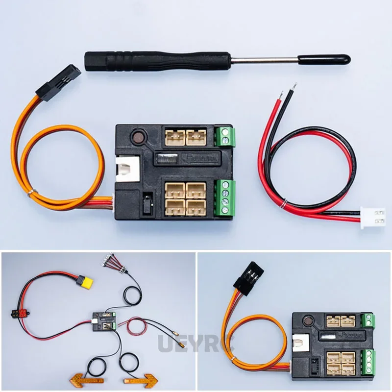 LED Model Light Group Strobe Module Light Control Host for 1/14 Tamiya RC Dump Truck SCANIA 770S R620 VOLVO BENZ Arocs MAN Car
