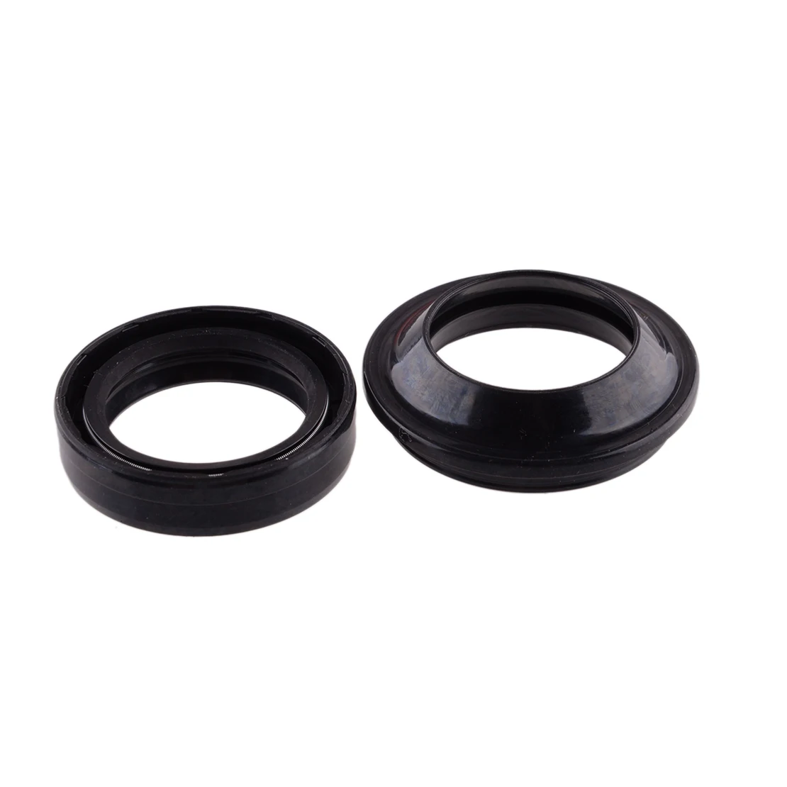 4Pcs Motorcycle Front Fork Oil Seal & Dust Cover Cap Kit Fit For Honda ATC200X ATC250ES Big Red ATC250SX 1985 1986 1987