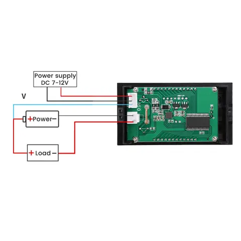DC0-100V 10A LCD डिजिटल वोल्टमीटर एमीटर वाटमीटर वोल्टेज करंट पावर मीटर वोल्ट डिटेक्टर टेस्टर मॉनिटर 0-999W 6 best sales वोल्टेज करंट डिस्प्ले - №3