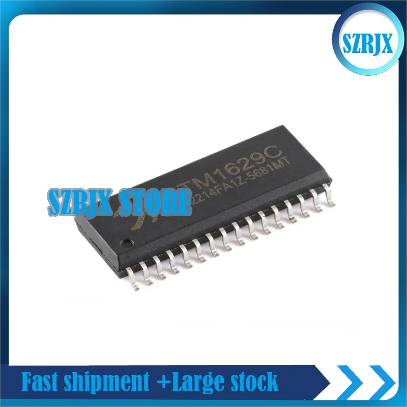 100pcs/lot TM1629C SOP-32 MC74HC164ADR2G SOP14 NCR405UX SOT-457 NCR402UH SOT-457 74HCT245PW TSSOP-20 chips Electronic new