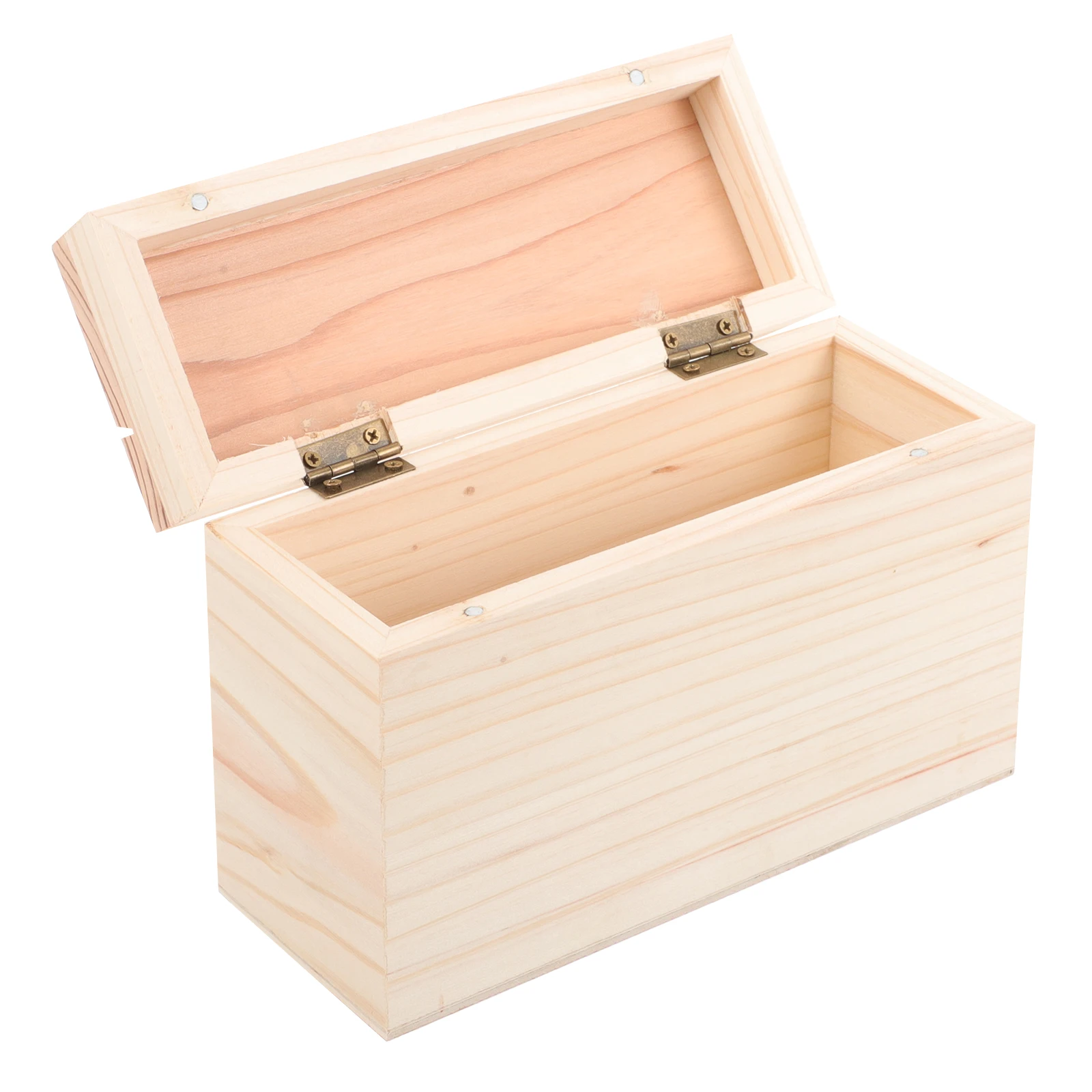 

Wooden Recipe .6 12 6.8CM Storage Container For Kitchen ganizer Tickets Holder Retro Wood Case Card Display