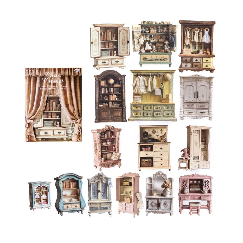 24sets/lot Kawaii Stationery Stickers  Rococo Sweet Dream House Diary Decorative Mobile Stickers Scrapbooking  Craft Stickers