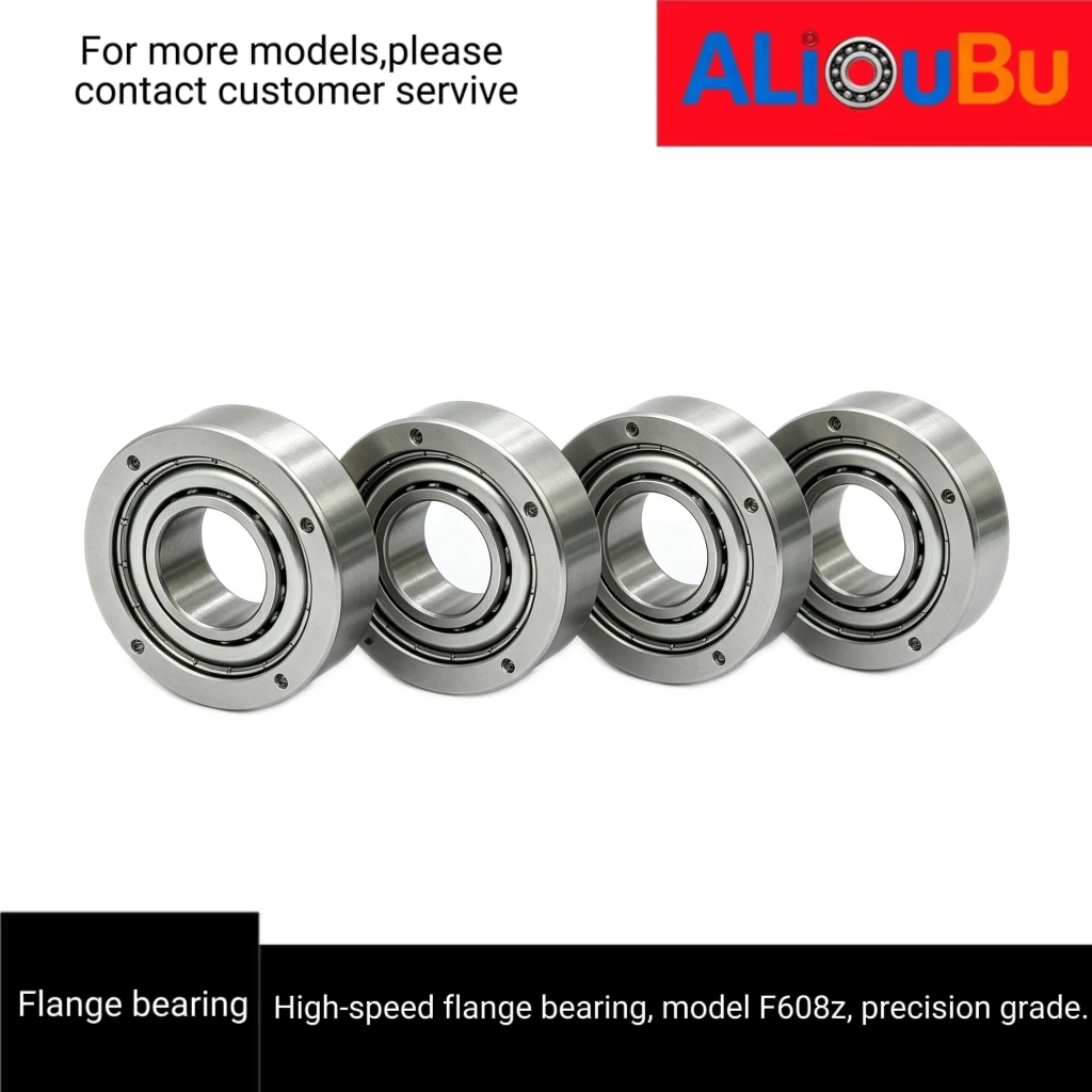 High-speed flange bearing, model F608z,8*22*7, precision grade.