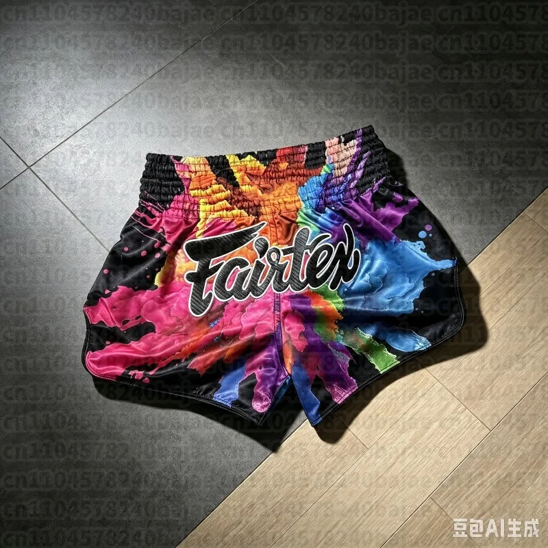MMA Limited Muay Thai Shorts Unisex Boxing Training Shorts Fitness Fighting Sports Pants Men Kid
