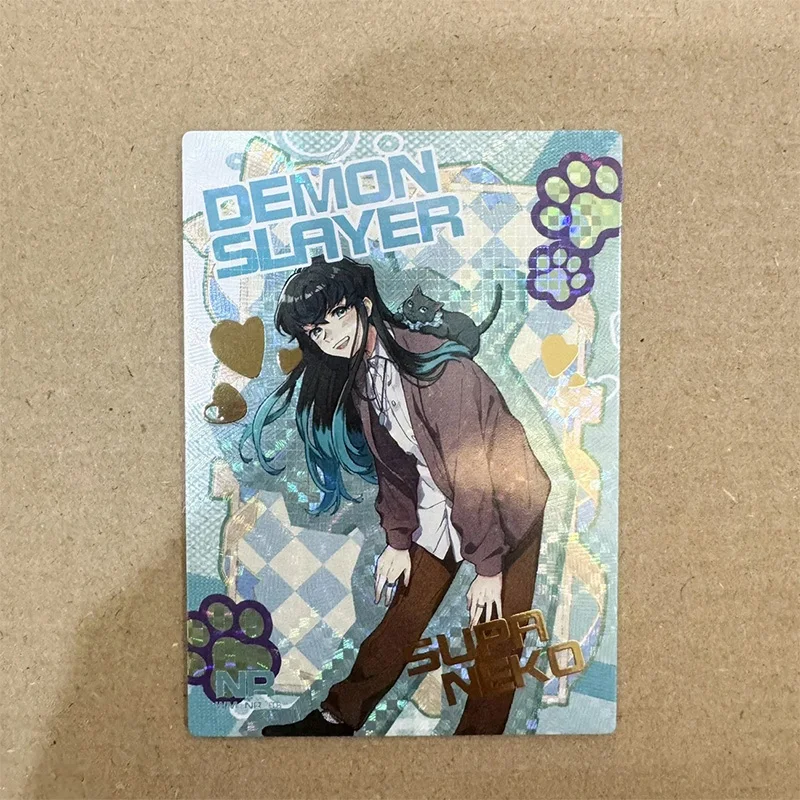 Cartes de Collection Anime Demon Slayer NR Kanroji Mitsuri Kochou Shinobu Tokitou Muichirou, jouets cadeaux de noël et d'anniversaire