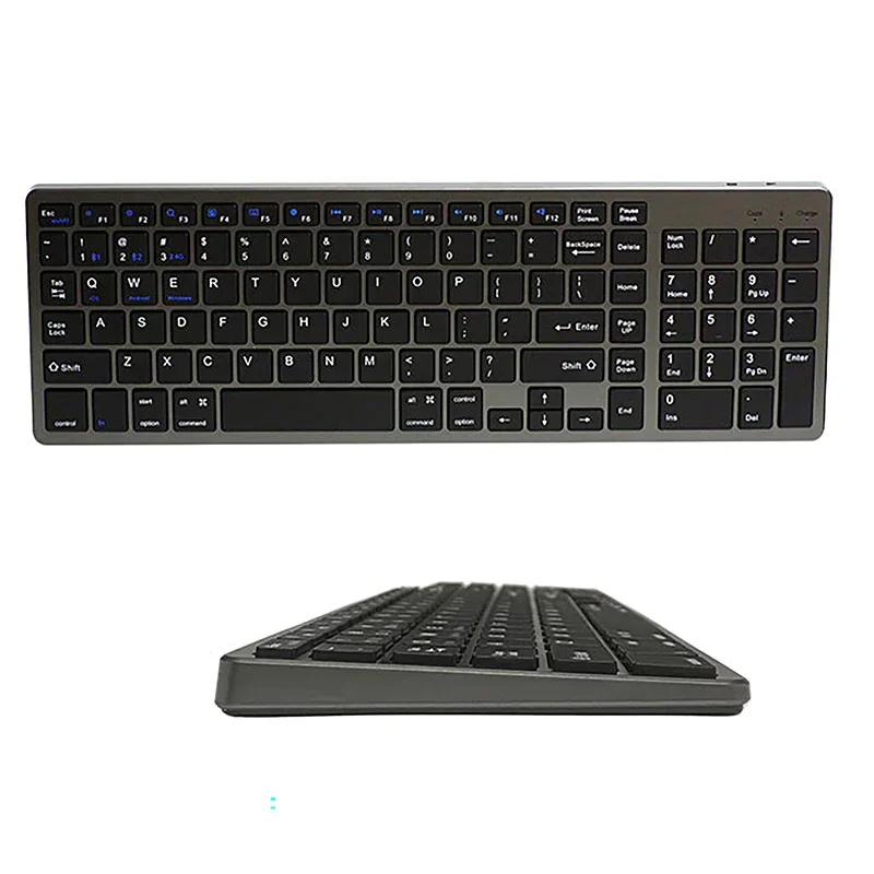 Wireless Bluetooth Keyboard for Mac OS/iOS/iPad OS Rechargeable Keyboard for MacBook WINDOWS Android