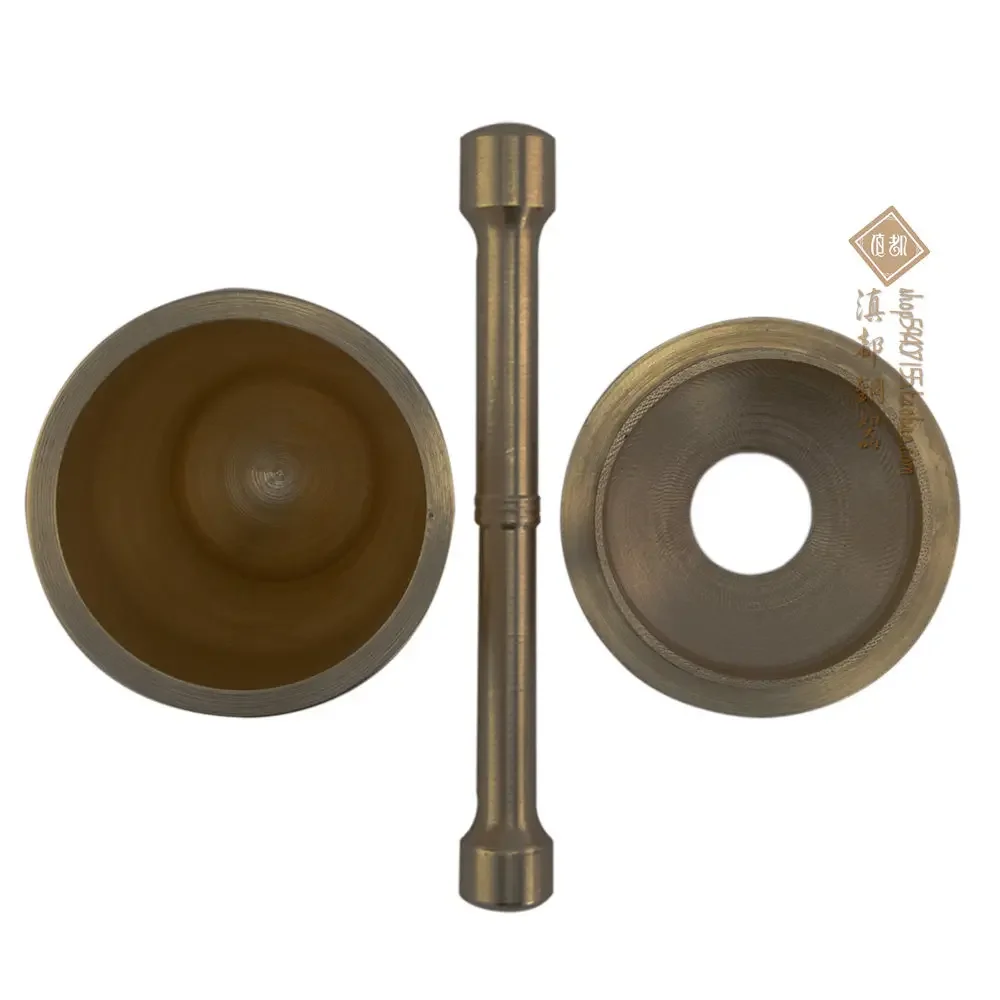 

CLLminimalist pounding can Copper grinding mortar Household pharmacy Masher Garlic press Pounding bowl Thickened copper