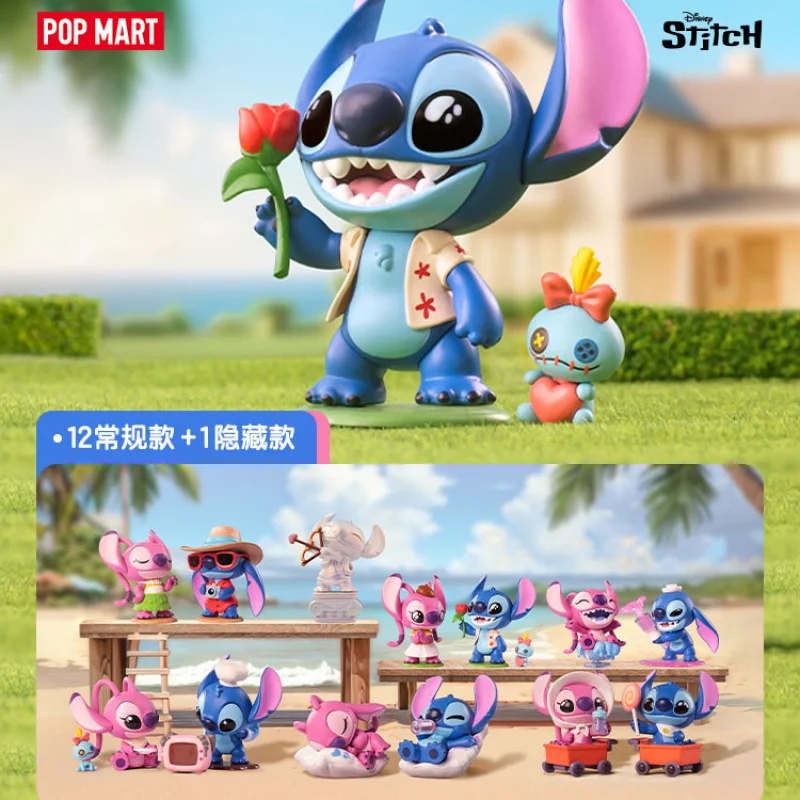 

POP MART Disney Стич серия Playdate глухая коробка игрушки загадочная коробка Mistery Caixa экшн-фигурка сюрприза модель подарок на день рождения