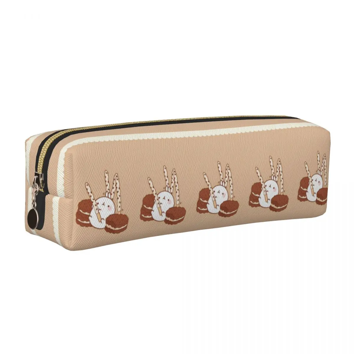 Cartoon M-Molangs Pencil Case Pen Bag for Student School Supplies Cosmetic Pencil Box