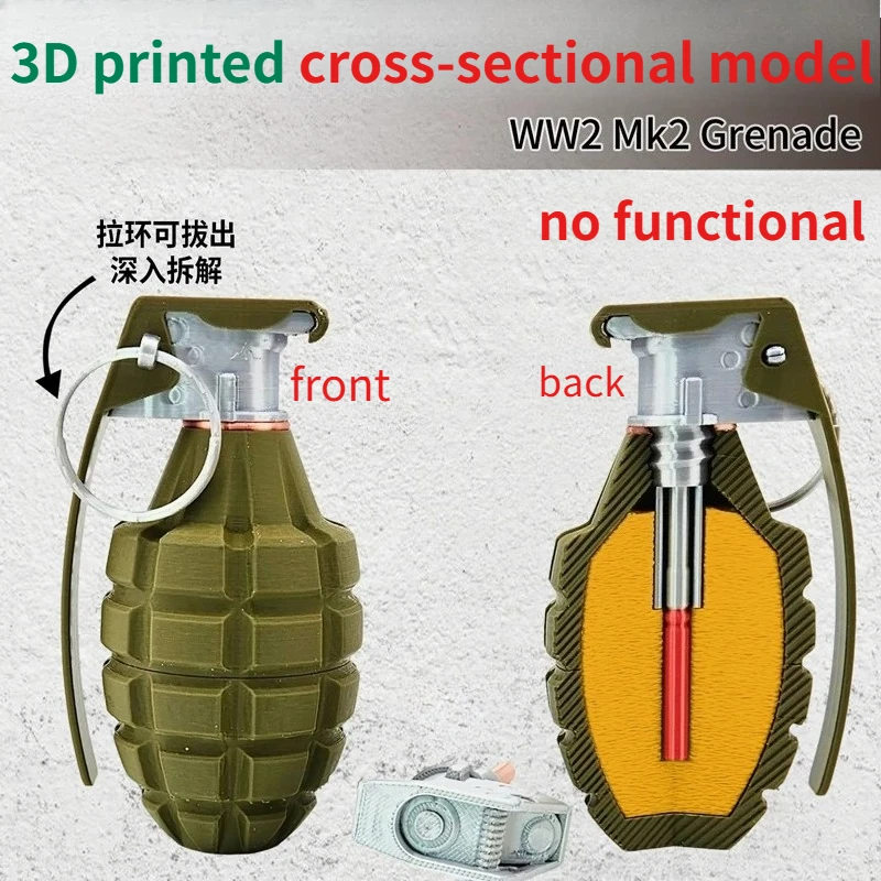 3D Printing of Pineapple MK2 Cross-sectional Model with No Functional Ornaments for Gift