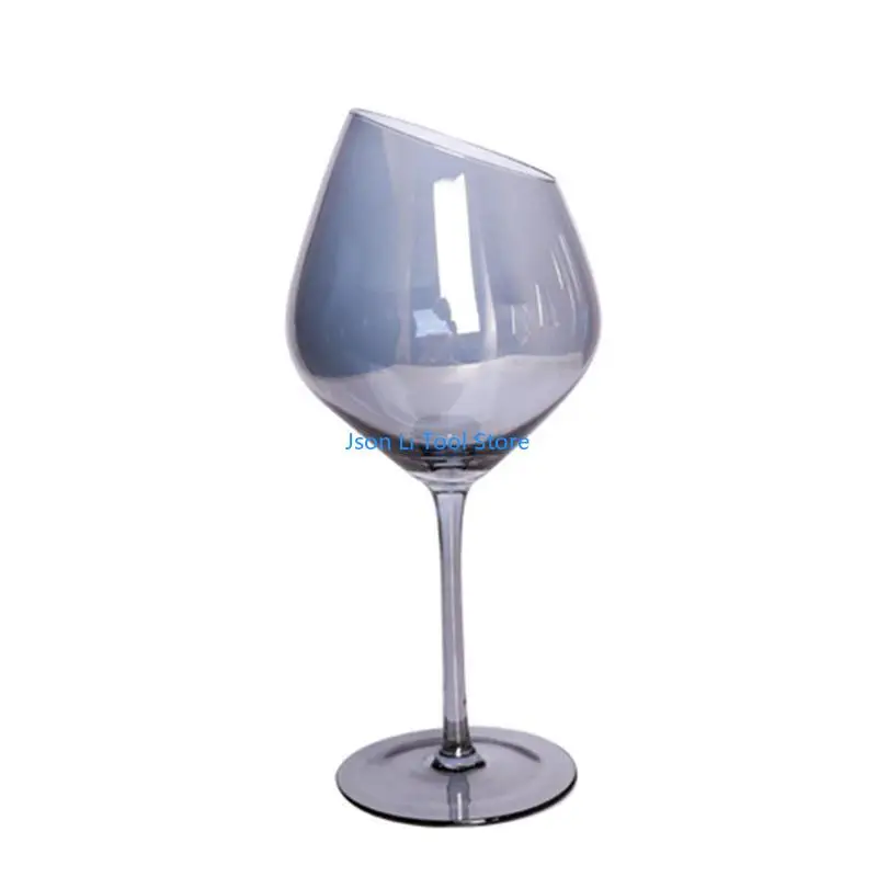 Y08d oblique coupée à vin rouge champagne en verre verre coloré ambre coloré