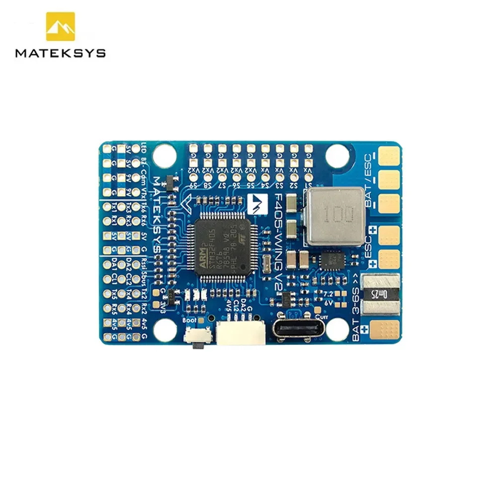 Matek MATEKSYS F405 WING V2 STM32F405RGT6 Flight Controller Built-in ICM42688P OSD SD Slot For ArduPilot / INAV RC Toy Airplane