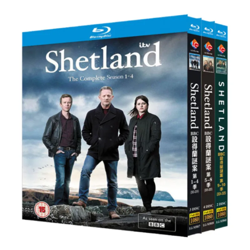 Shetland Staffel 1-10 BD Blu-ray Disc BBC 1080p CD Box