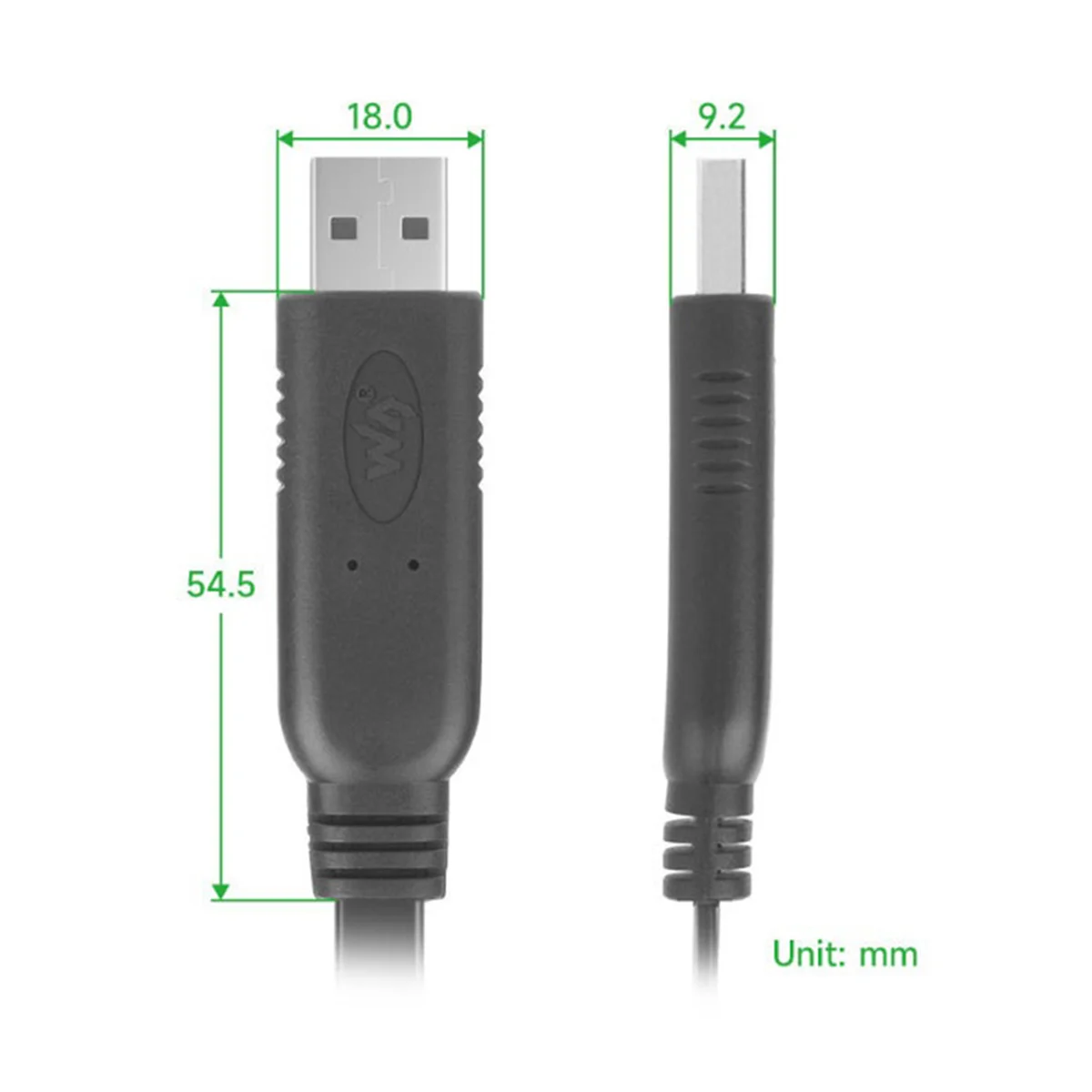 USB to RJ45 Console Debugging Cable USB Type A to RJ45 Console Male Multifunction Convenient Debugging Cable