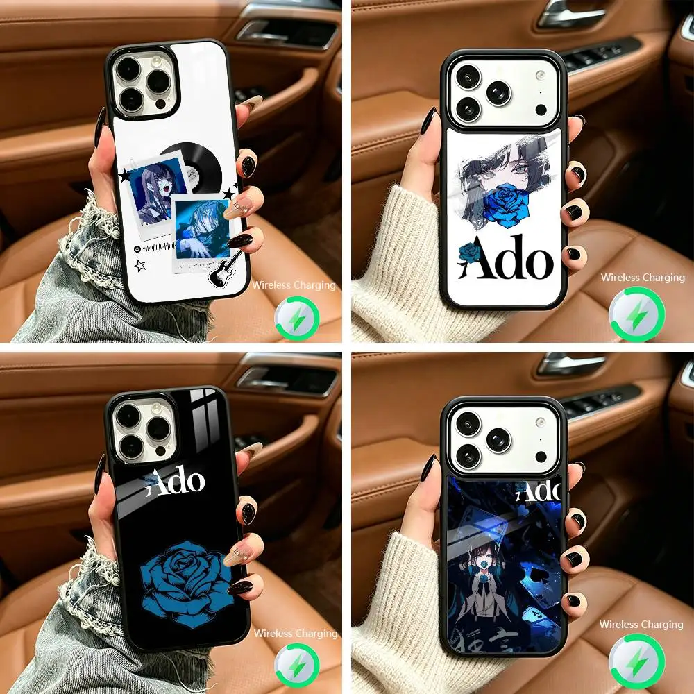 

Anonymous Singer Ado - Kyogen Wireless charging phone case compatible with iPhone 17/16/15/14/13/12/11