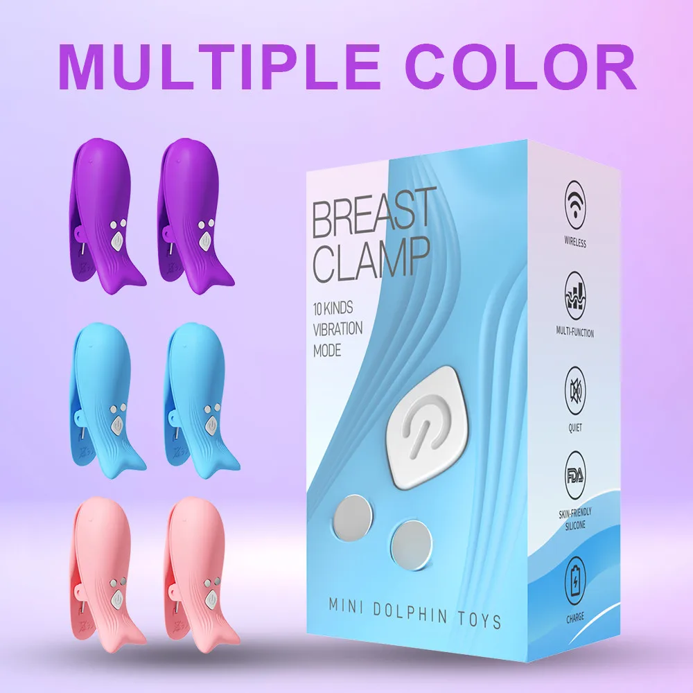 Vibrador De Mamilo De Silicone Para Mulheres Estimulador De Clitóris, Braçadeira De Mamilo, Massageador Sem Fio, Acessórios De Mama, Jogos De Casais