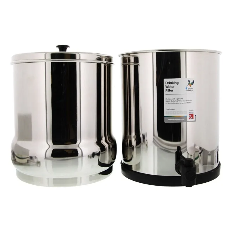 Doulton W9361122 Gravity Water Filter System Stainless Steel with 4x Super Sterasyl Candle Filters