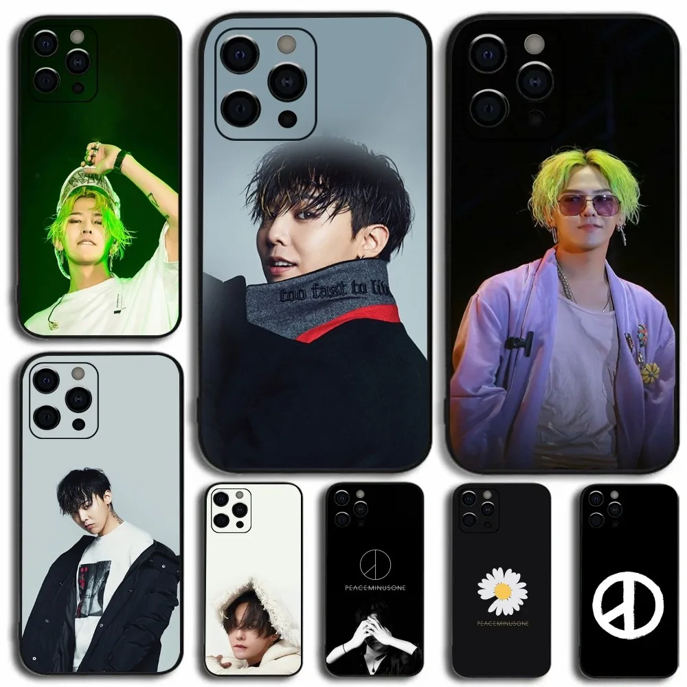 Singer G-Dragon GD Phone Case For Apple iPhone 15,14,13,12,11,Pro,X,XS,Max,XR,Plus,Mini Soft Black Cover