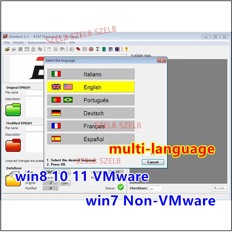 ¡Novedad 2026! ECM TITANIUM 1.61 con más de 26000 drivers ECM 18259+ para herramienta ECU. Envío por enlace, CD o USB. Compatible con Windows 7/8/10.