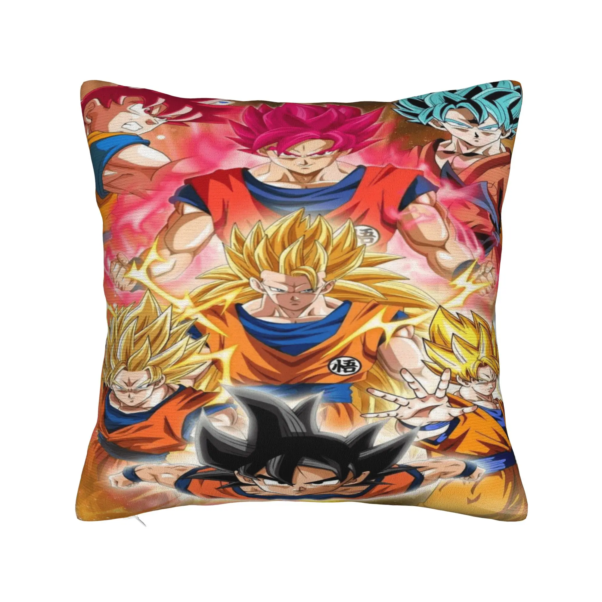 Pillow Case D-Dragon Anime Comfy  Pillow Cover For Sofa Couch Bed Living Room Vintage Pillowcases