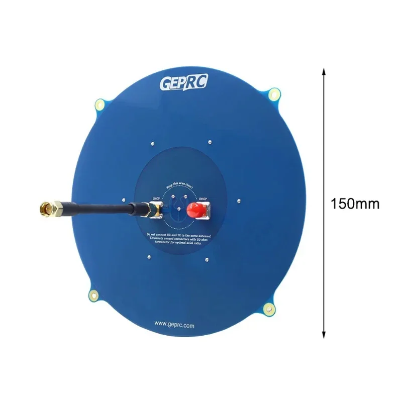 GEPRC Triple Feed Patch Array 5,8G antena-14,4dBi parches de 7 acoplamientos Lóbulo lateral bajo RC FPV VTX accesorio de vídeo de largo alcance