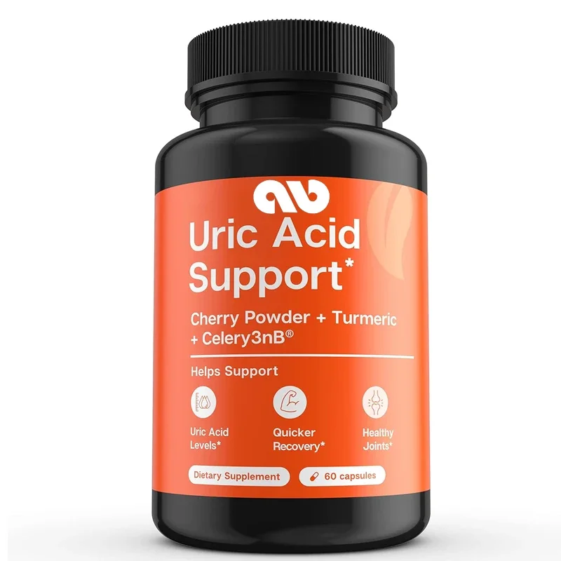 Advanced Uric Acid Control - Contains 625mg Sour Cherry and 300mg Turmeric - Joint Comfort and Kidney Health Formula