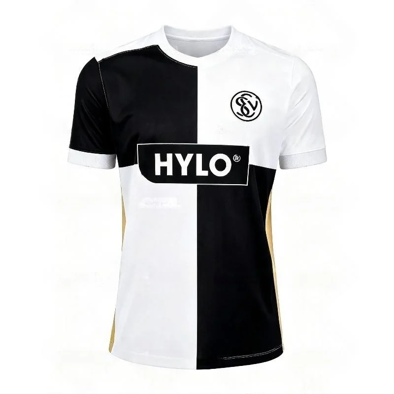 26-27 SV Elversberg Herren-T-Shirt, 3D-Digitaldruck, Familienkleidung Jersey, bequemes und atmungsaktives Sport- und Freizeit-Oberteil – Detail 4
