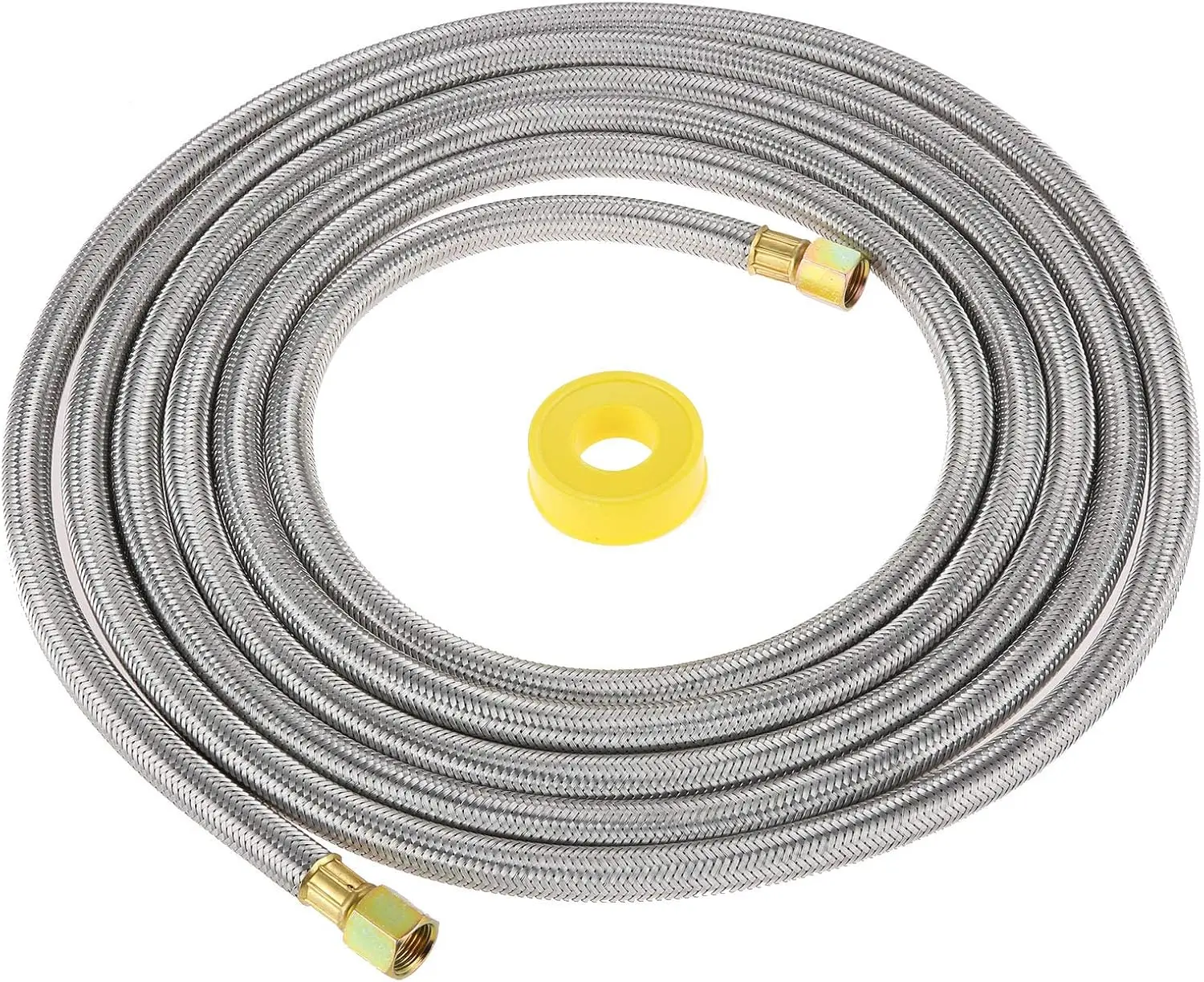 Propane Line Extension Hose 16 Feet Propane Hose Assembly with 3/8