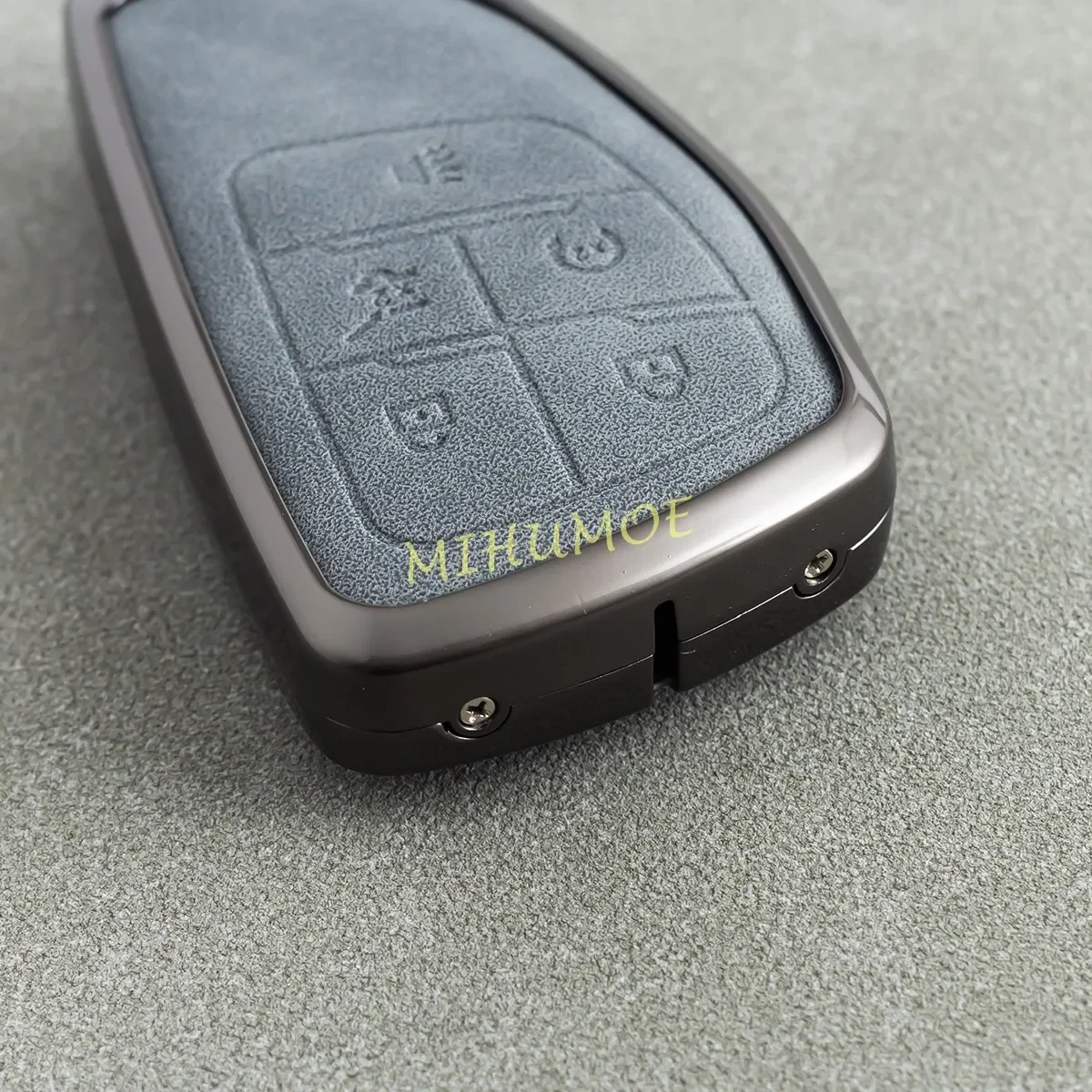 Metal Car Key Case Cover Shell For GMC Yukon Canyon Sierra Buick Envision Chevrolet Silverado 1500 Suburban Colorado Traverse
