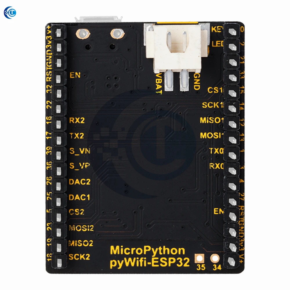 PYWIFI-ESP32 Micro Python IoT WiFi Learning Development Board DC3.6V-6V ESP32 WR-00N-32 Module Miro-USB WiFi+BT+BLE MCU Module