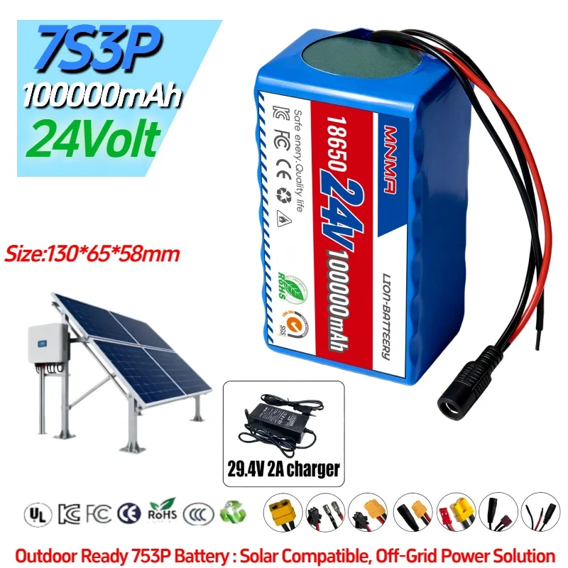 24V Battery Lithium…