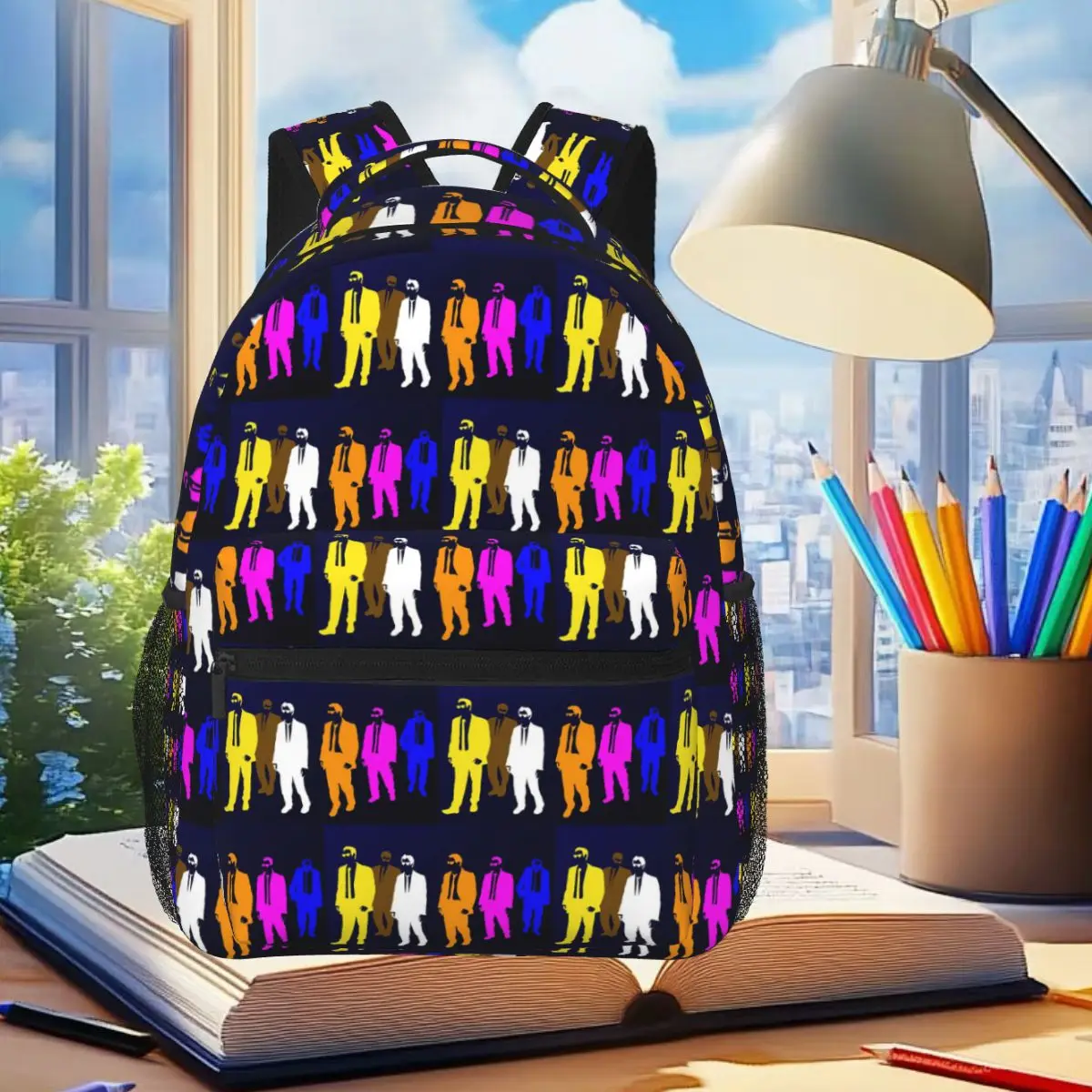 pulp-fiction-movie-quentin-tarantino-series-backpack-student-boys-girls-bookbag-school-bag-shoulder-bags-for-men-women
