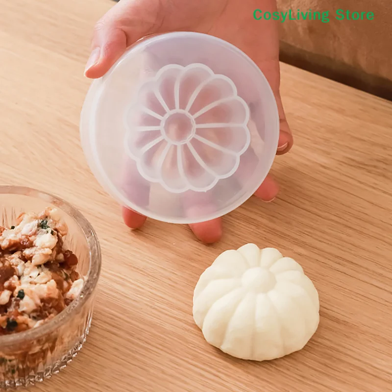 Steamed Stuffed Bun Maker Chinese Dumpling Moon Cake Making Mould Baozi Mold Baking Tool